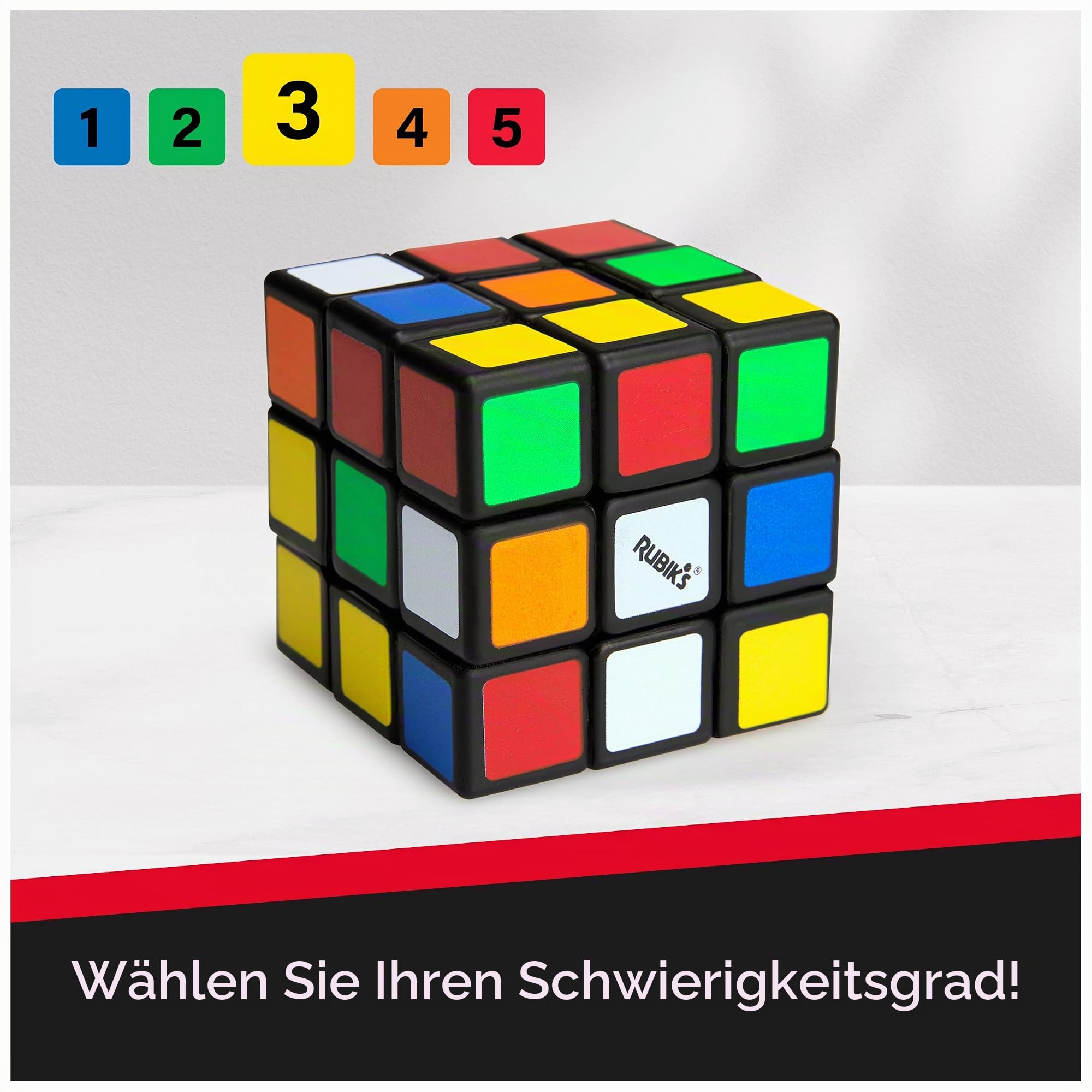 Rubik's Würfel – Rubiks Cube Squish 3x3 – Puzzlespiel Erwachsene und Kinder – sensorisches Spielzeug – Farbabstimmungs-Puzzle – Problemlösungs-Puzzle – Kinderspiel ab 8 Jahren