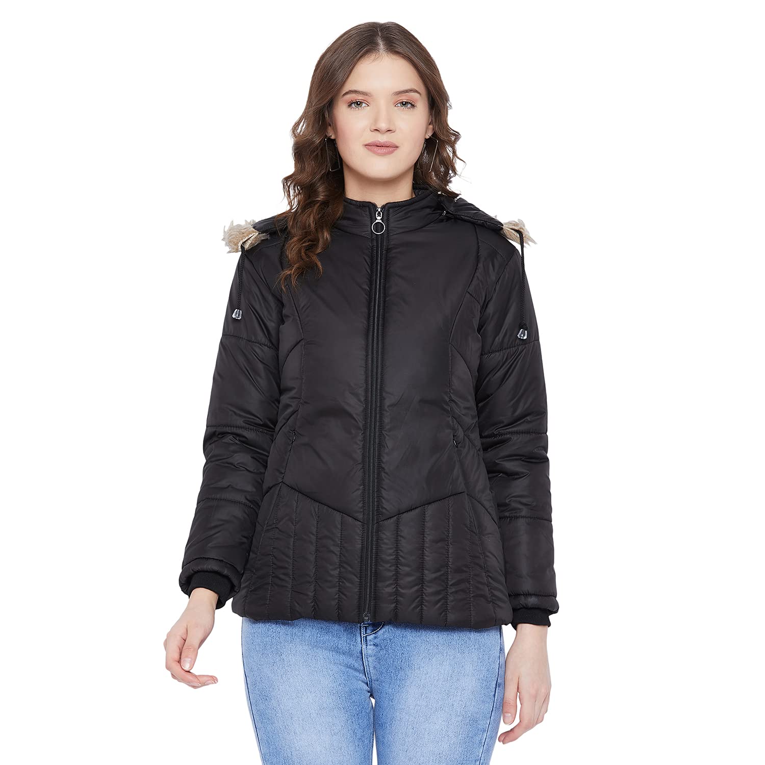 vero amore Women Winterwear Jacket-VEROAMORE2072-Black-picture-36
