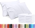 Utopia Bedding Queen Pillow Cases - 4 Pack - Envelope Closure - Soft Brushed Microfiber Fabric - Shrinkage and Fade Resistant Pillow Covers Queen Size 20 X 30 Inches (Queen, Grey)