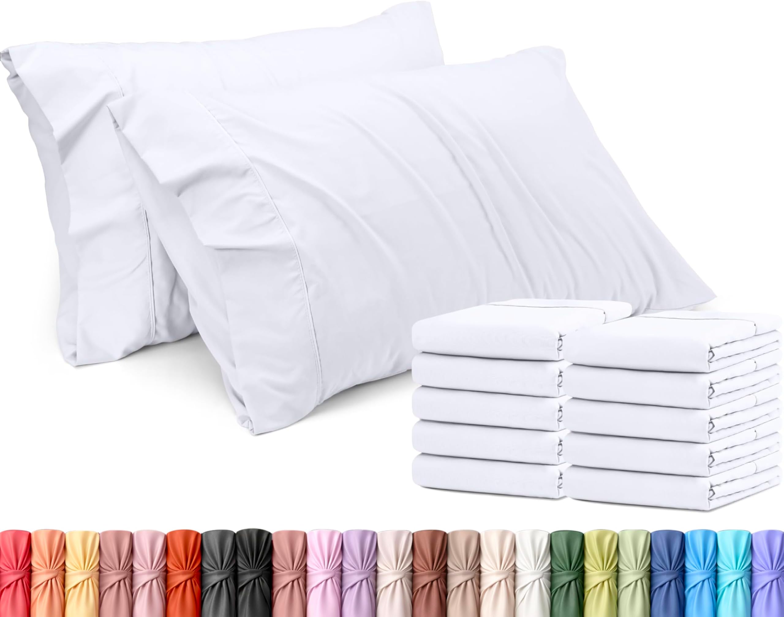 Microfiber pillowcase 12 pack
