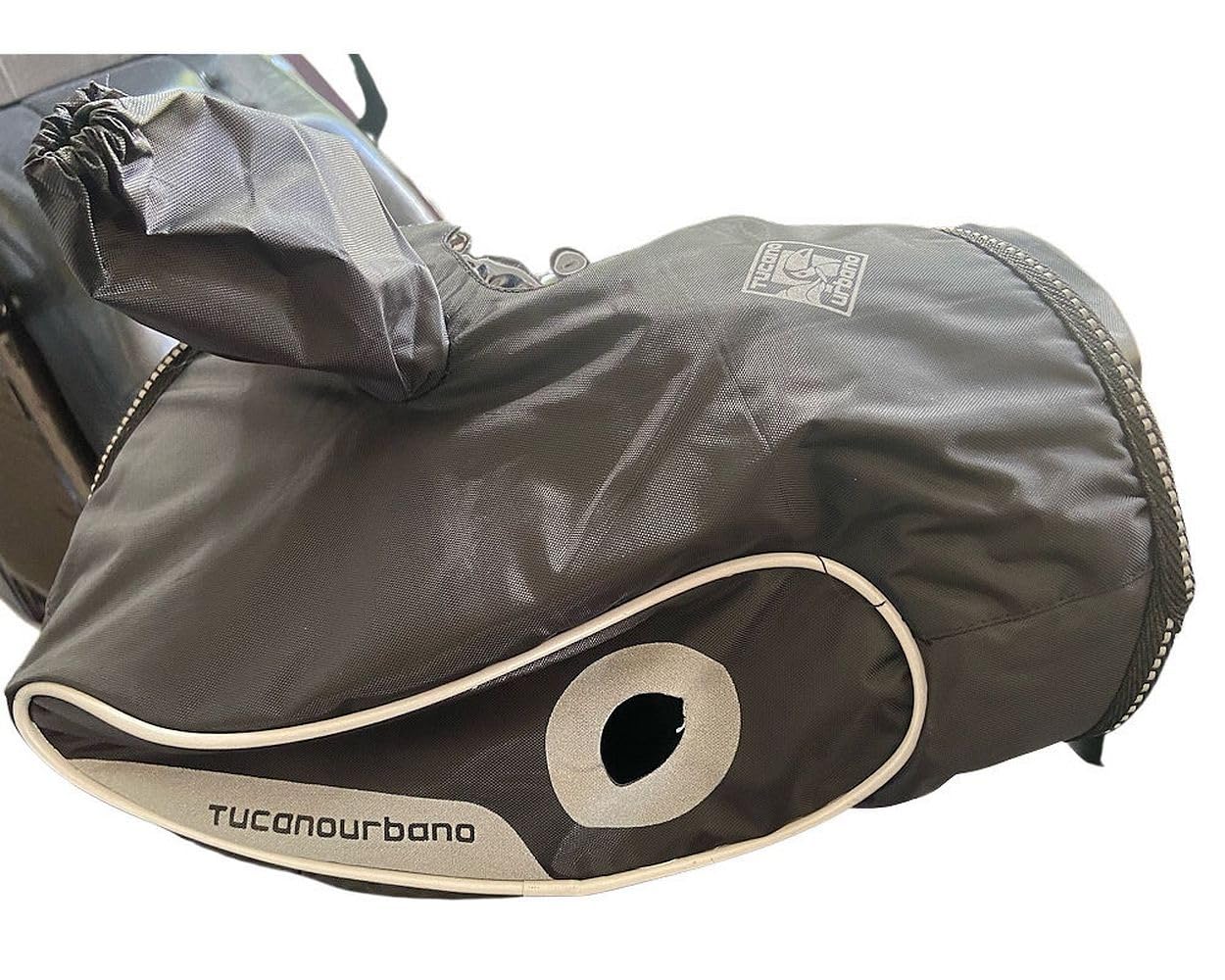 Tucano Urbano R334N - Coprimanopole per manubri con specchietti, Nero, Taglia unica