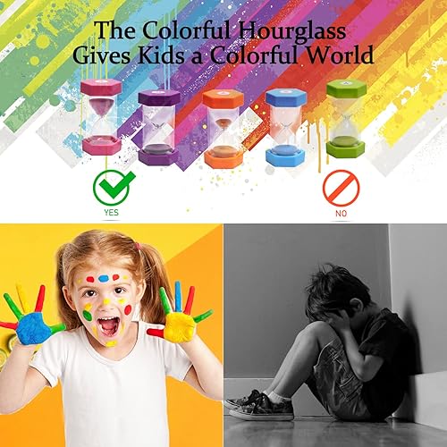 Miniatura 7 de Temporizador de arena, temporizador de arena de reloj de arena, temporizador de cocina digital para cocinar, temporizador de reloj, para juegos,