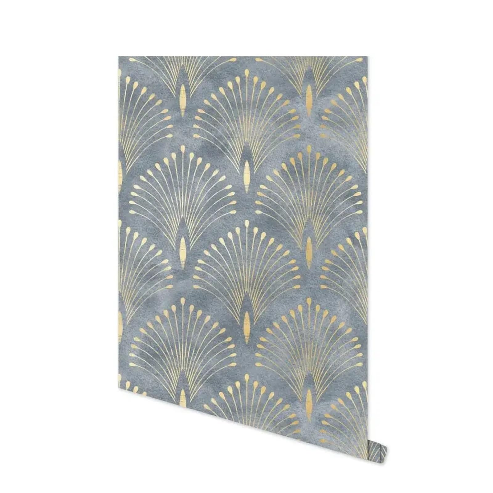 CIGPKLO Grasscloth Wallpaper Dark Green Geometric Self Adhesive Wallpaper Peel and Stick Removable Contact Paper Mural Decor(Color-3)