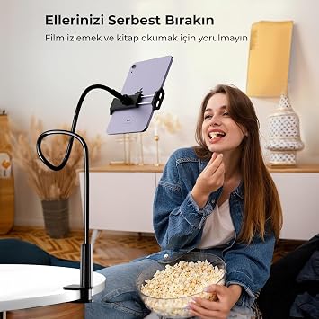 Juo 70CM Acrobat Flexible Tablet and Phone Holder Stand Black