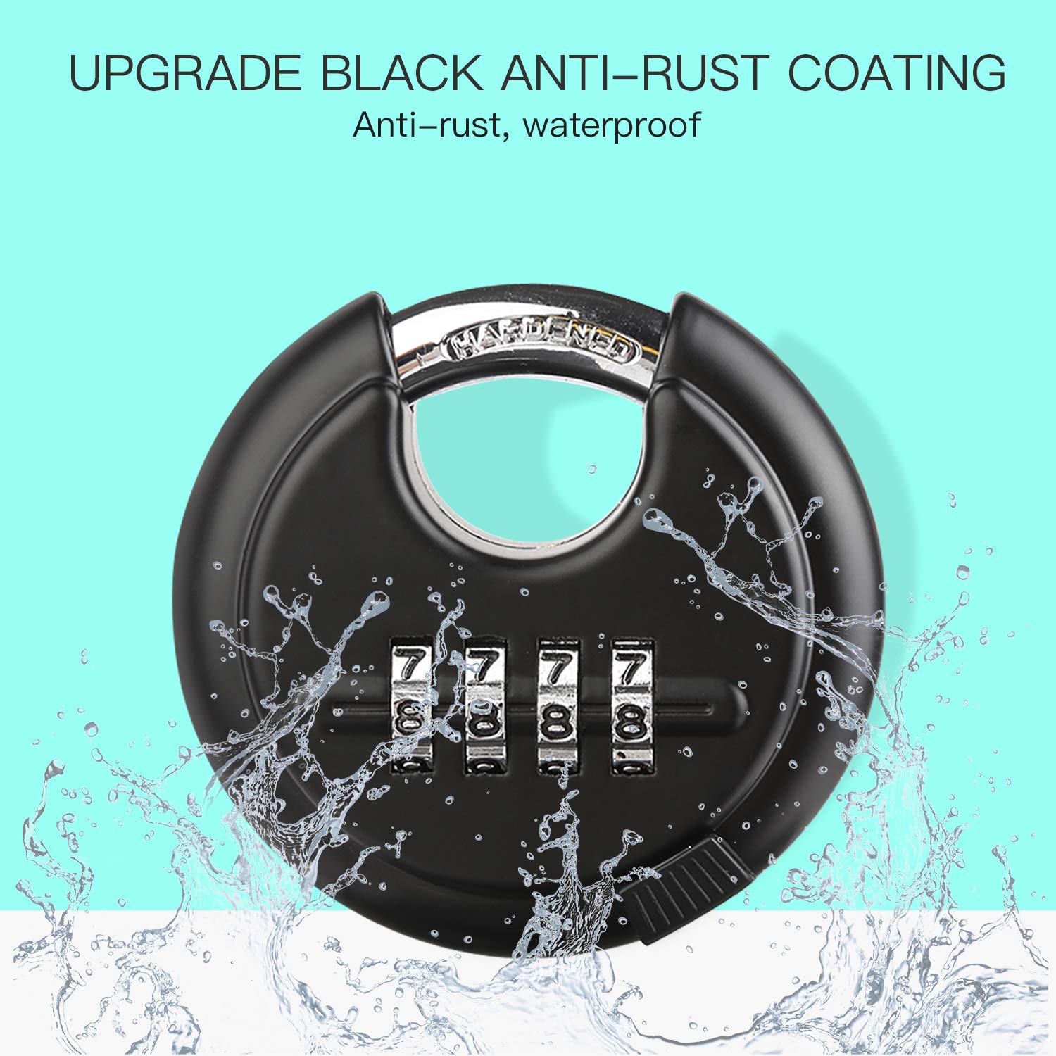 Buy 4Digit Disc Combination Lock Outdoor Heavy Duty Combination