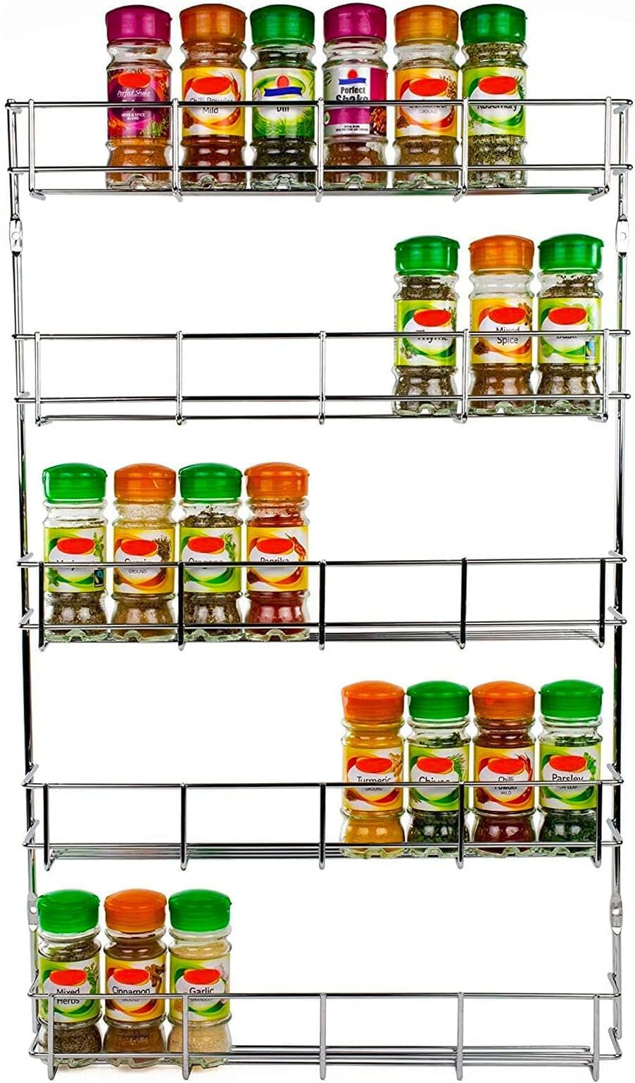 ZICOTO Space Saving Spice Rack Organizer Shelf for Wall Mount Easy To