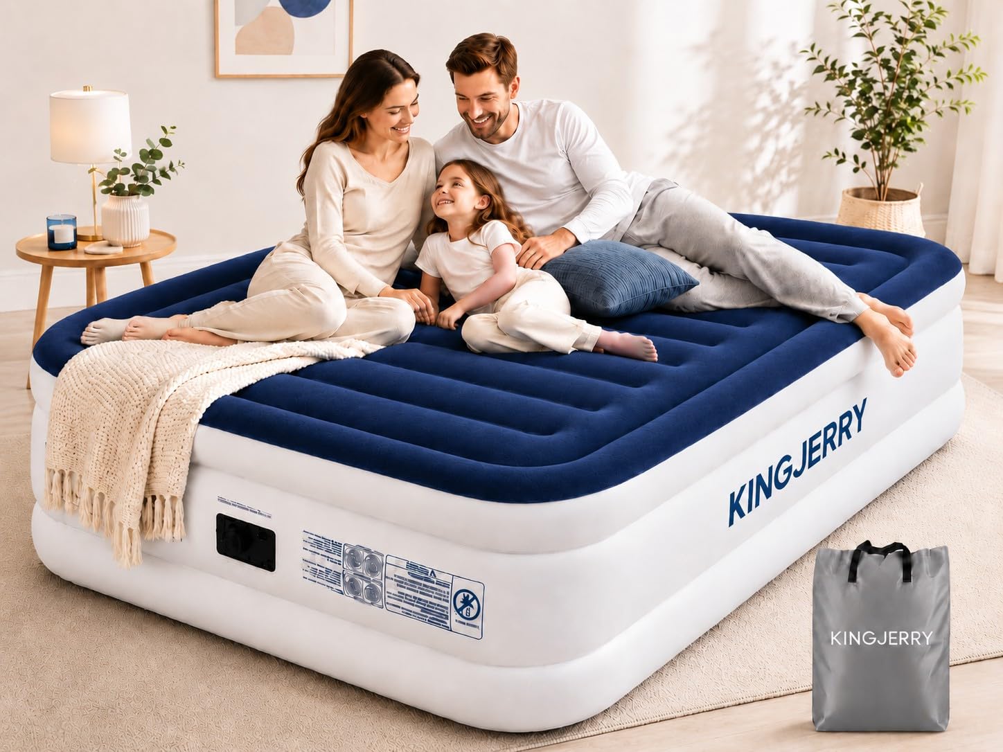 KINGJERRY Queen Air Mattress