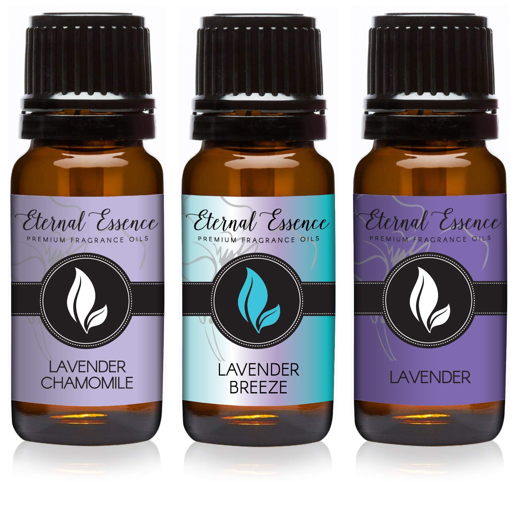 Trio (3) - Lavender Chamomile, Lavender Breeze &amp; Lavender - Premium Fragrance Oil Trio - 10ML