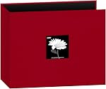 Pioneer 12-Inch by 12-Inch Fabric 3-Ring Binder Album with Window, Blue