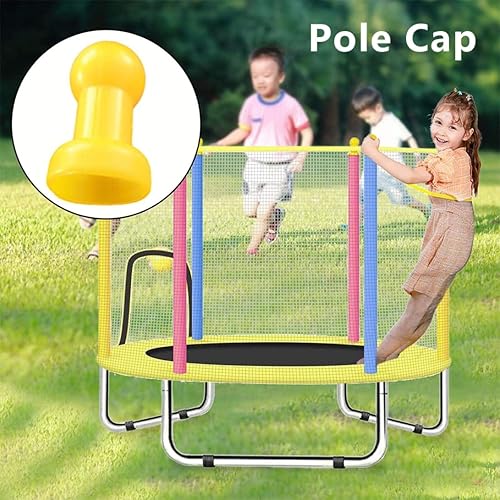 Miniatura 4 de Tapa de poste de recinto, tapas de poste de trampolín para niños, gancho de red, cubierta de poste de trampolín en forma de G para anillos de metal,