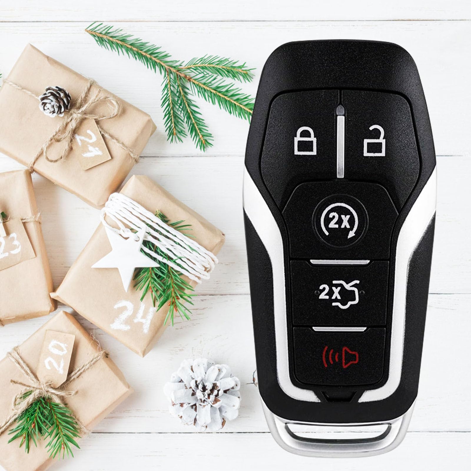 2 For 2015 2016 2017 Ford Edge Fusion Mustang Smart Remote Key Fob 315MHz