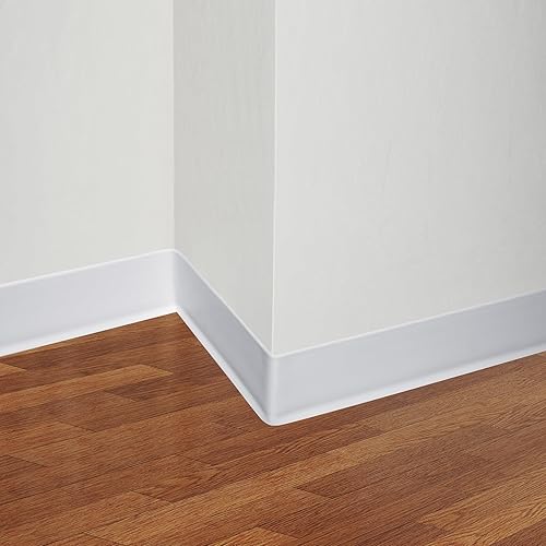 Miniatura 3 de Moldura de vinilo para zócalo, tira flexible y calafateo para piso, riel de silla, base de pared (39.3 pies x 3.9 pulgadas)