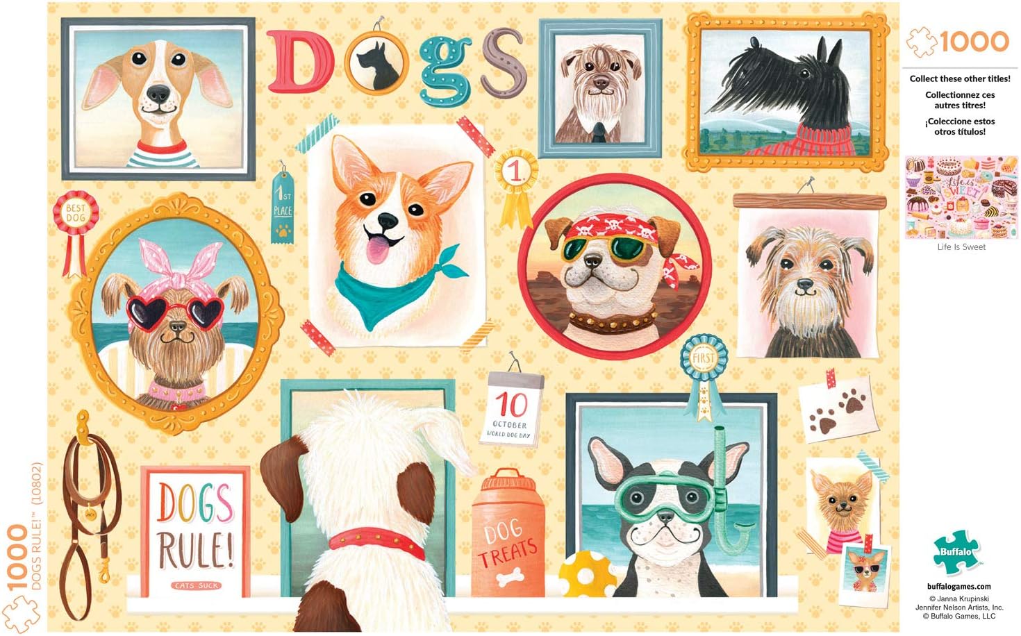 Buffalo Games - Dogs Rule - 1000 Piece Jigsaw Puzzle