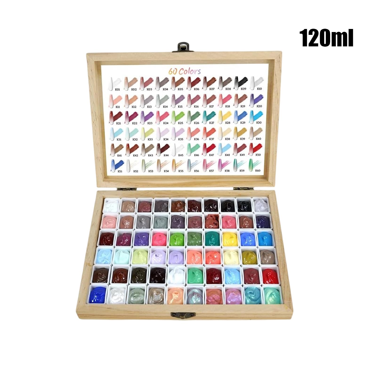 Pat Gels Do Paznokci 60 kolorowy żel do paznokci o wysokim nasyceniu | Gąbkowa Paleta do Paznokci z Pat Żelem dla Kobiet do stemplowania wzorów manicure dla kobiet dziewczyn początkujący