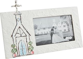 Mud Pie Painted Church Frame; 5 3/4" x 10 1/2"