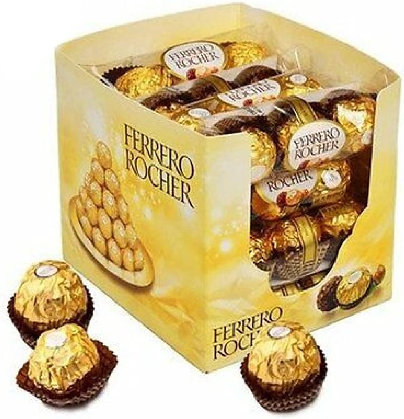 Ferrero Rocher Chocolates 16 Packs of 3 pcs 37g Display Box Amazon