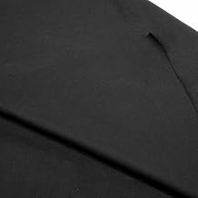 Black Cotton Fabric, 39x62inches 100160cm PreCut Embroidery Craft Fabric by the Yard for DIY Sewing Supplies