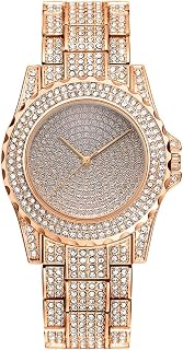 Dimond Watch Women’s Gifts Watch Female Casual Watch Women Wristwatch Lady Leisure Watch Elegant Wrist Watch for Women Lady Girls Diamond Watch Bling Watch