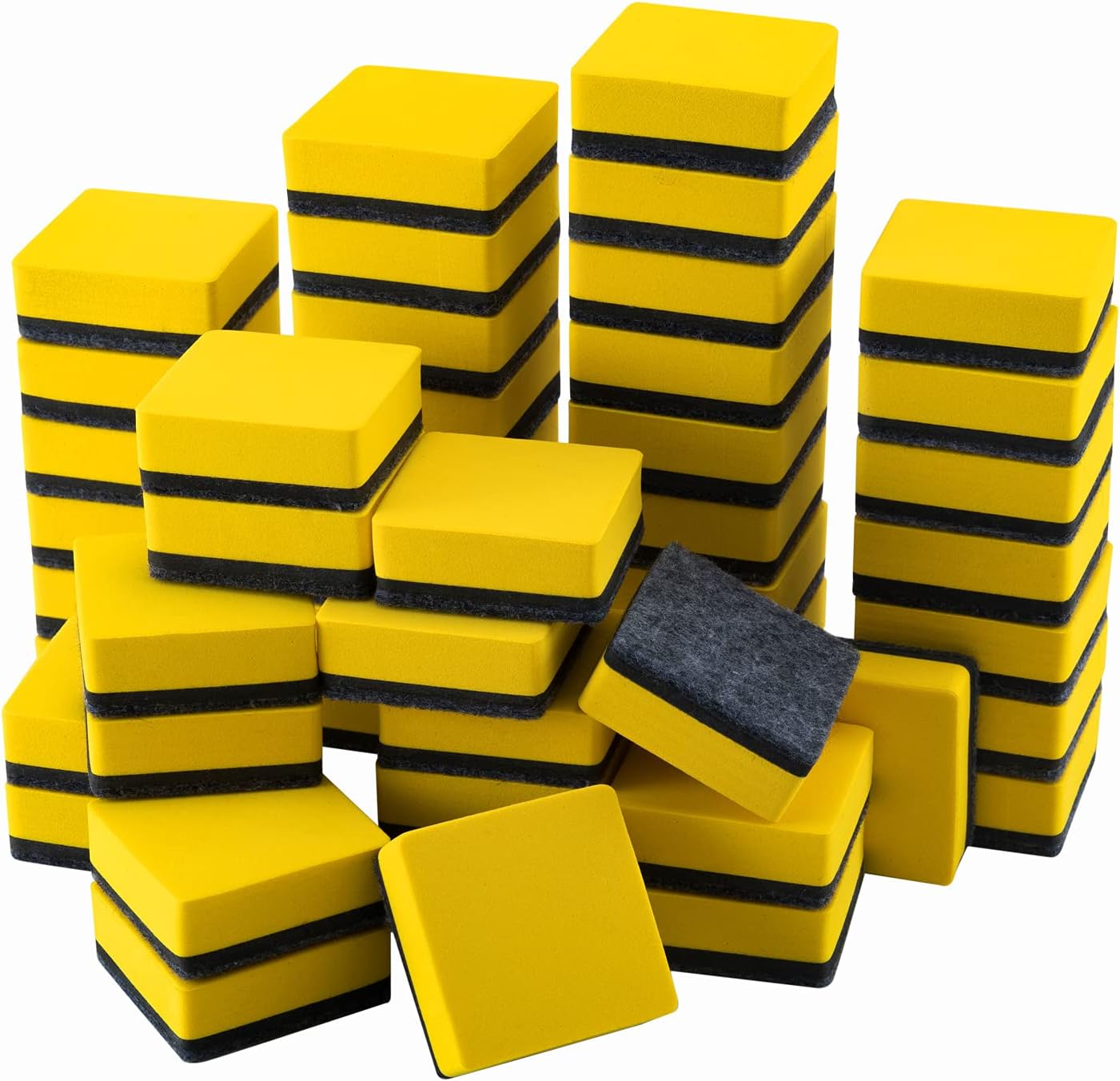 Favide 48 Pack Whiteboard Dry Eraser Chalkboard