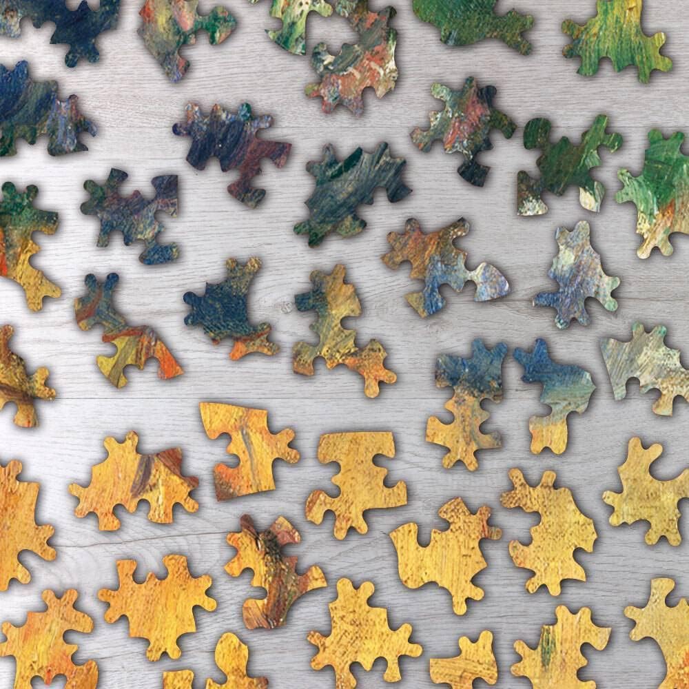 Montagne Sainte-Victoire (Paysage) Wooden Puzzle by Pierre Auguste Renoir. Wooden Jigsaw Puzzles for Adults - 500 Pieces