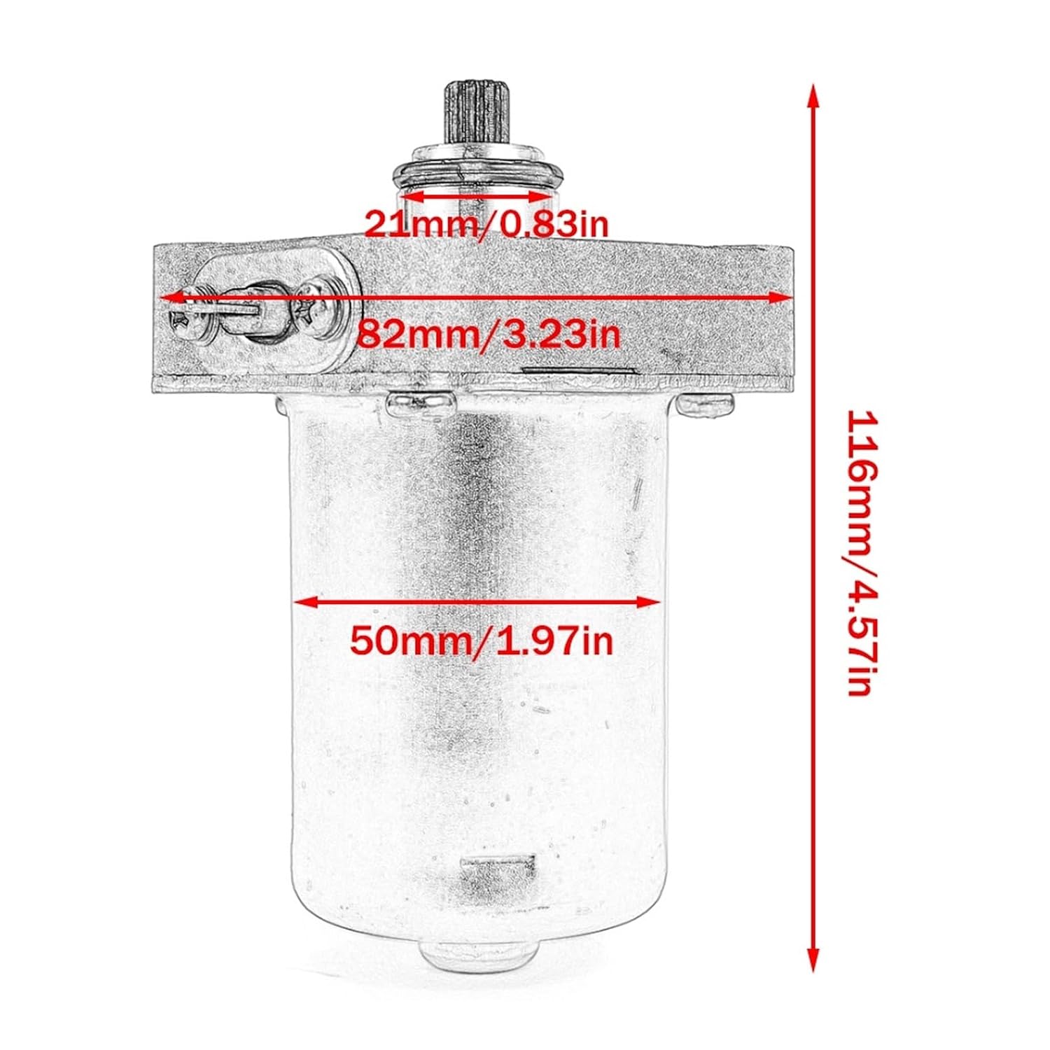 Starter Electrical Engine Electronic Starter for 31210-GFC-771 31210-GFC-871 31210-GFM-972 31210-GFM-B20