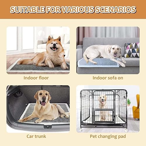 Miniatura 6 de Almohadillas desechables para entrenamiento de cachorros, almohadillas de carbón para cachorros, grandes de 24 x 36 pulgadas, súper absorbentes y a
