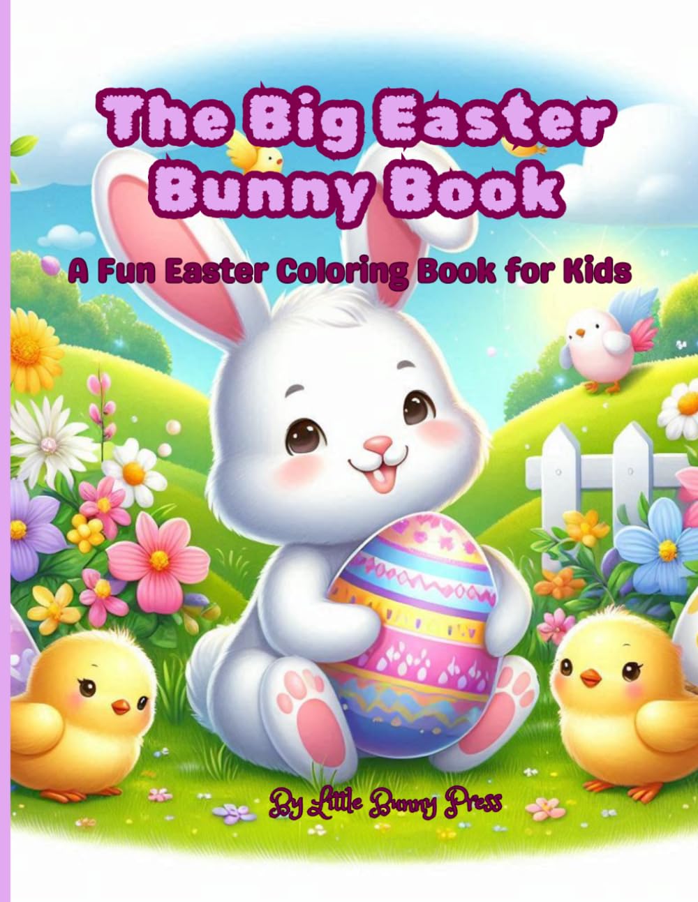 The Big Easter Bunny Book: A Fun Easter Coloring Book For Kids