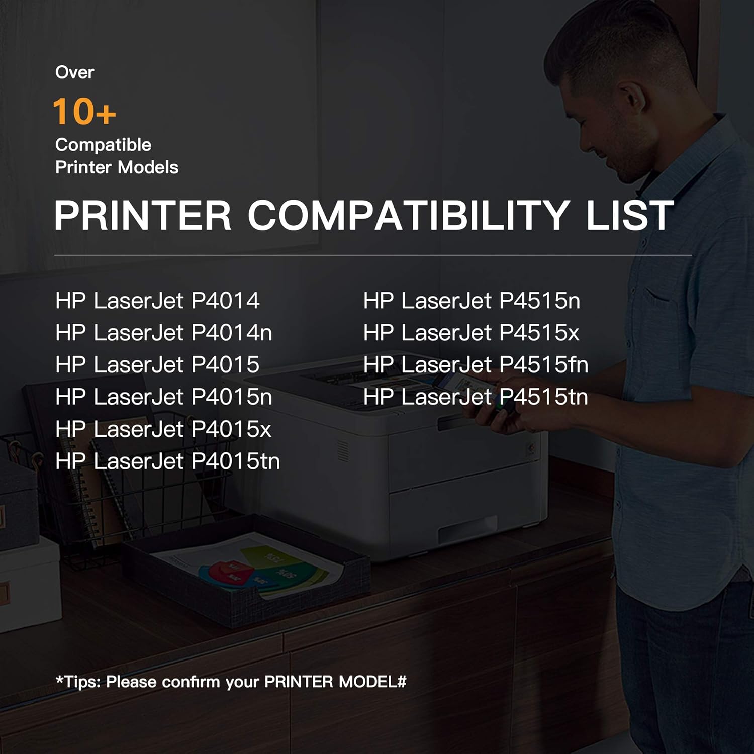 E-Z Ink Compatible Toner Cartridge Replacement for HP 64A CC364A 64X CC364X Compatible with LaserJet P4014N P4014DN P4015N P4015X P4015DN P4515N P4515X P4014 P4015 P4515 Printer (Black, 1 Pack)