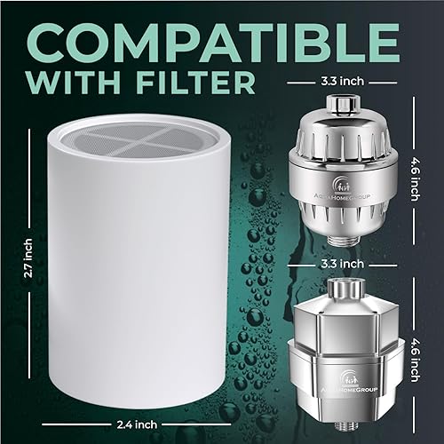 Miniatura 5 de AquaHomeGroup Cartucho de repuesto de filtro de ducha con gránulos aromáticos (menta)