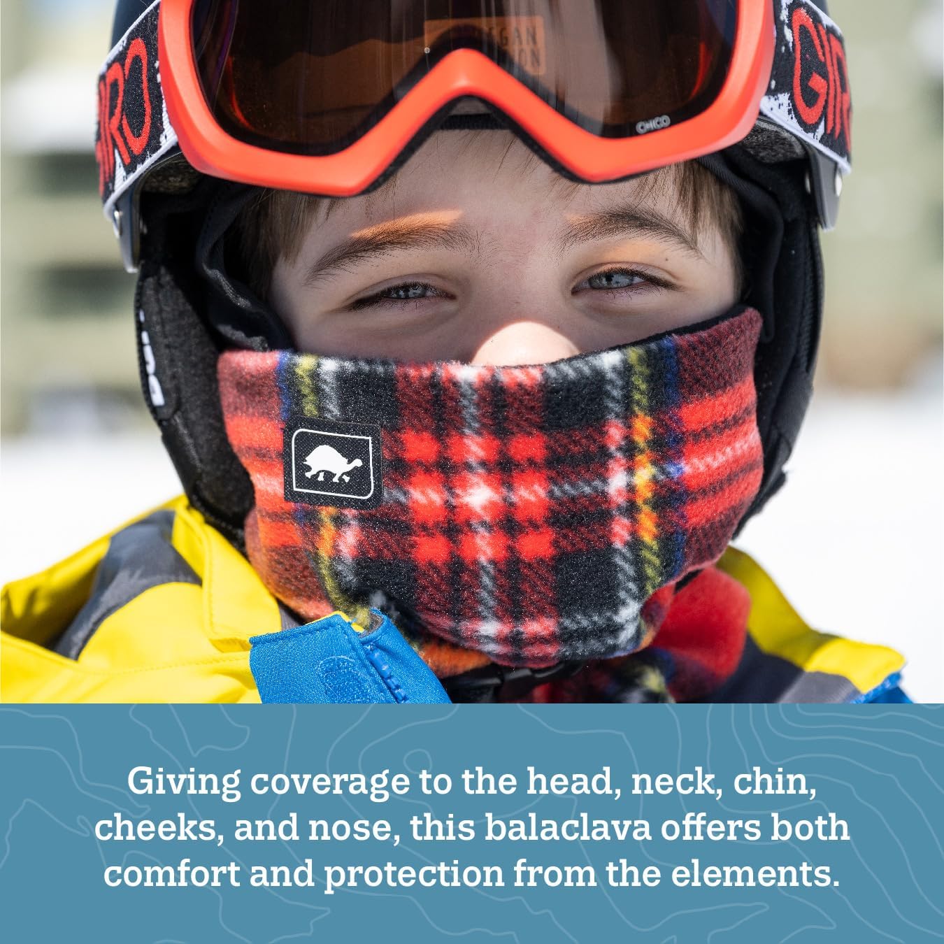 Turtle Fur Kids Shellaclava Playful Prints Fleece Neck Warmer Helmet Liner Winter Balaclava Hood, Ages 3-6 - Image 2