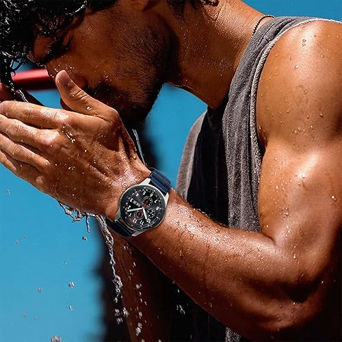 Miniatura 6 de Paquete de 6 correas de reloj compatibles con Samsung Galaxy Watch 3 de 1.772 pulgadasGalaxy Watch 1.811 pulgadasGear S3 Frontier, correas de reloj