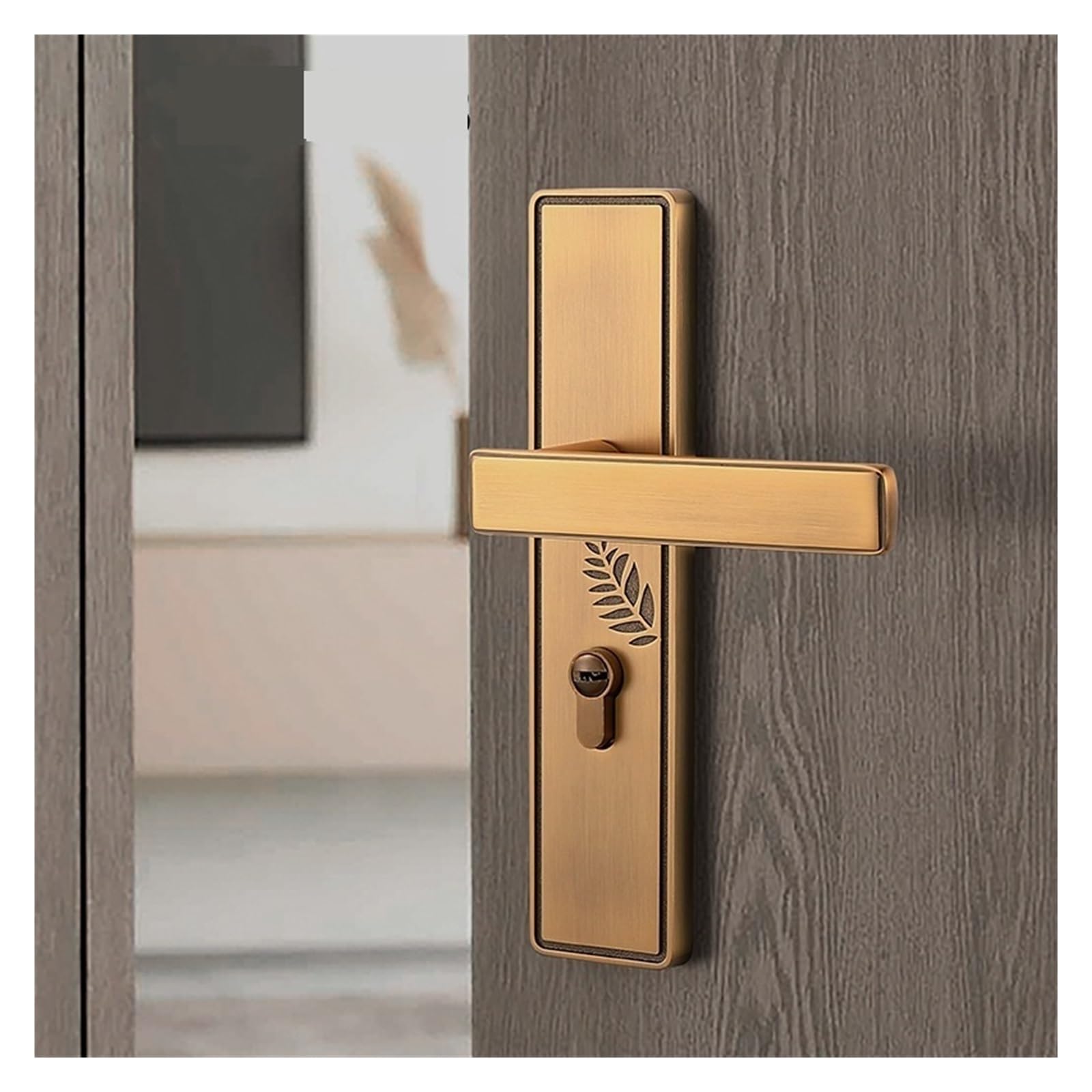 Serrure de style chinois silencieuse pour éliminer les bruits de porte en bois