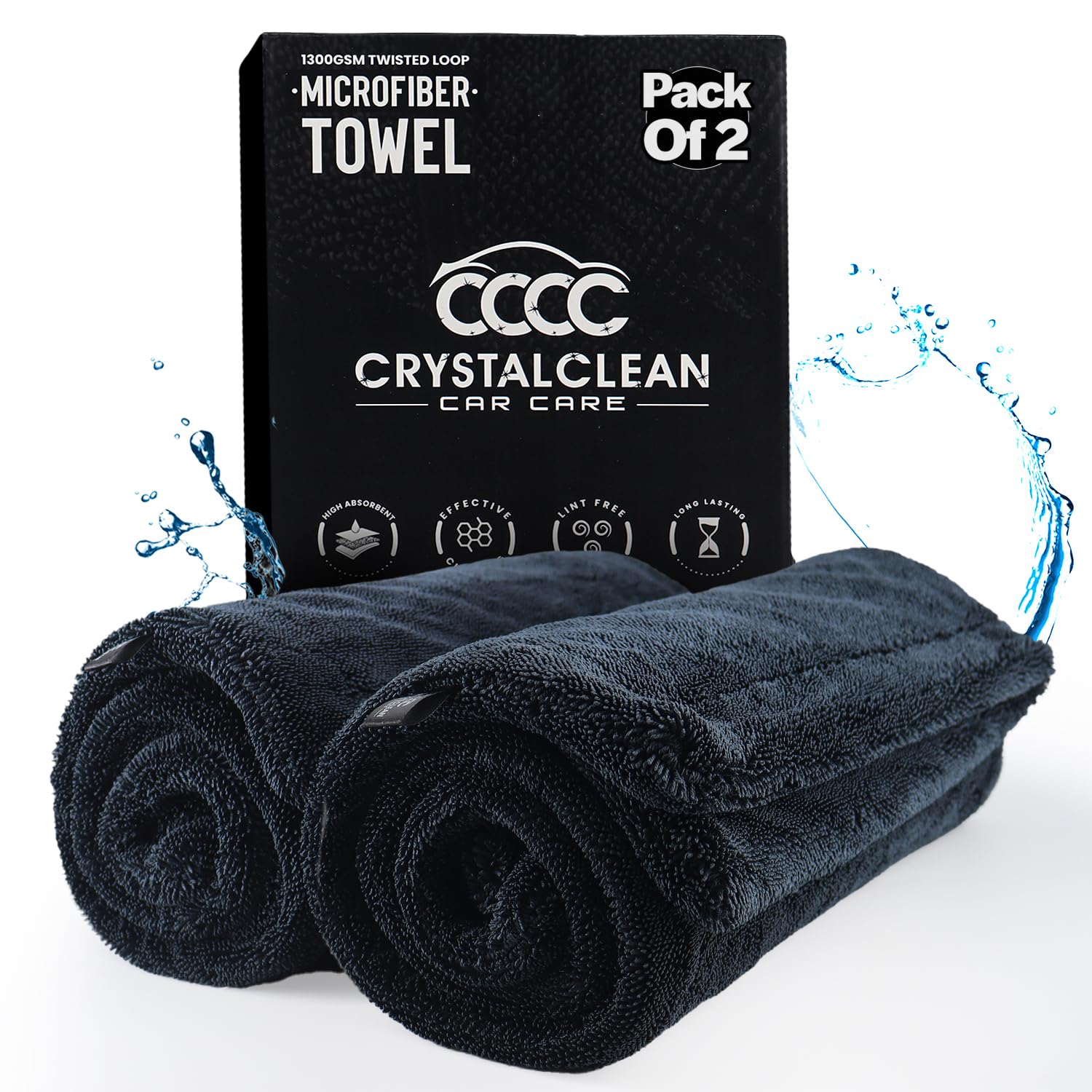 Crystal Clean 2-Pack 1300 GSM