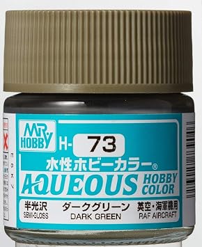 Mrhobby - Aqueous Hob. Col. 10 Ml Dark Green Mrh-h-073