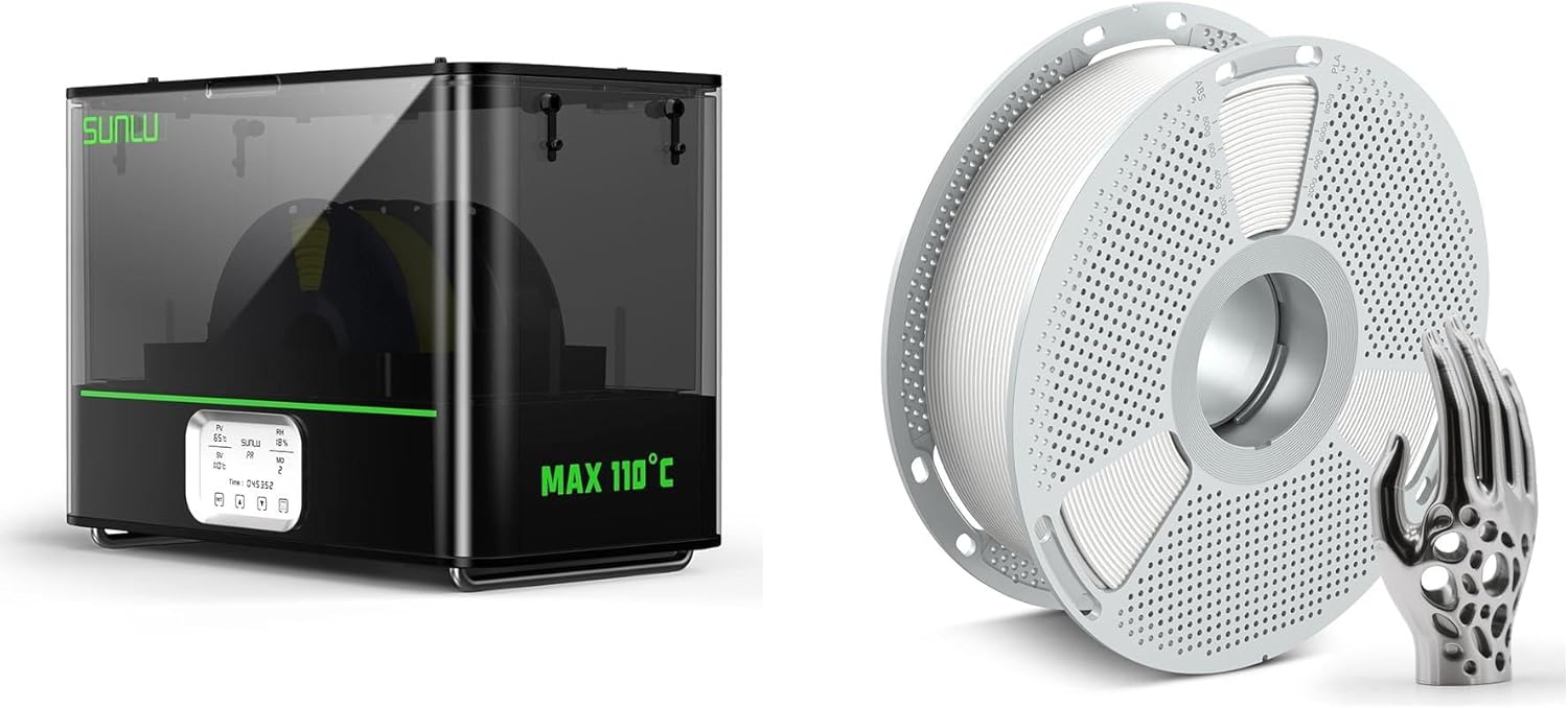 Filament Dryer E2 Black and PC-ABS White 1KG