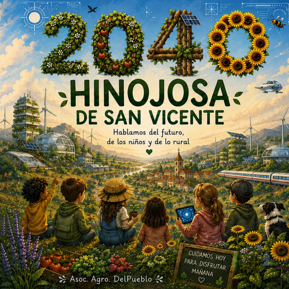 2040 Hinojosa de San Vicente: Hablamos del futuro, de los niños y de lo rural (2040 Pueblos del Futuro)