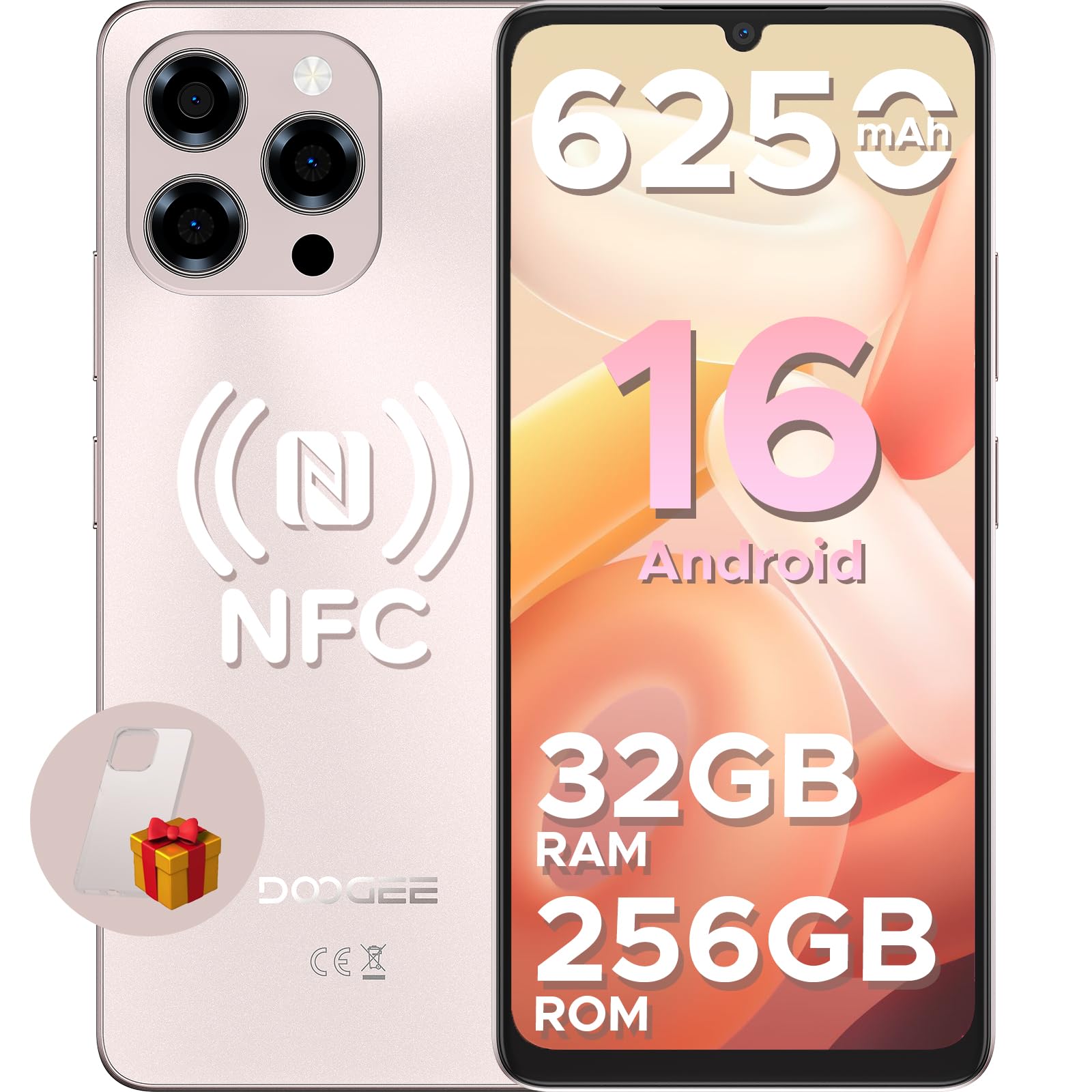 DOOGEE Note 58 Pro Mobile Phones, Newest Android 16 Smartphone