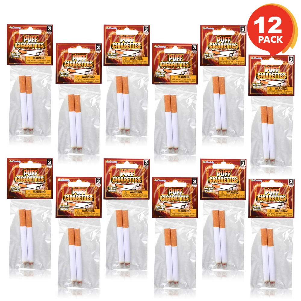 Buy ArtCreativity 3 25 Inch Fake Puff S That Blow Smoke 12 Pack 24 
