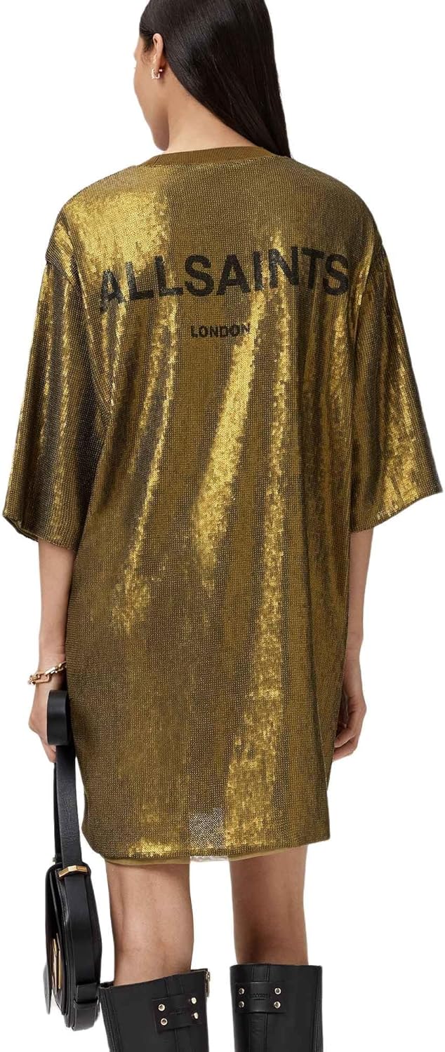 Allsaints Womens Opal Logo Dress