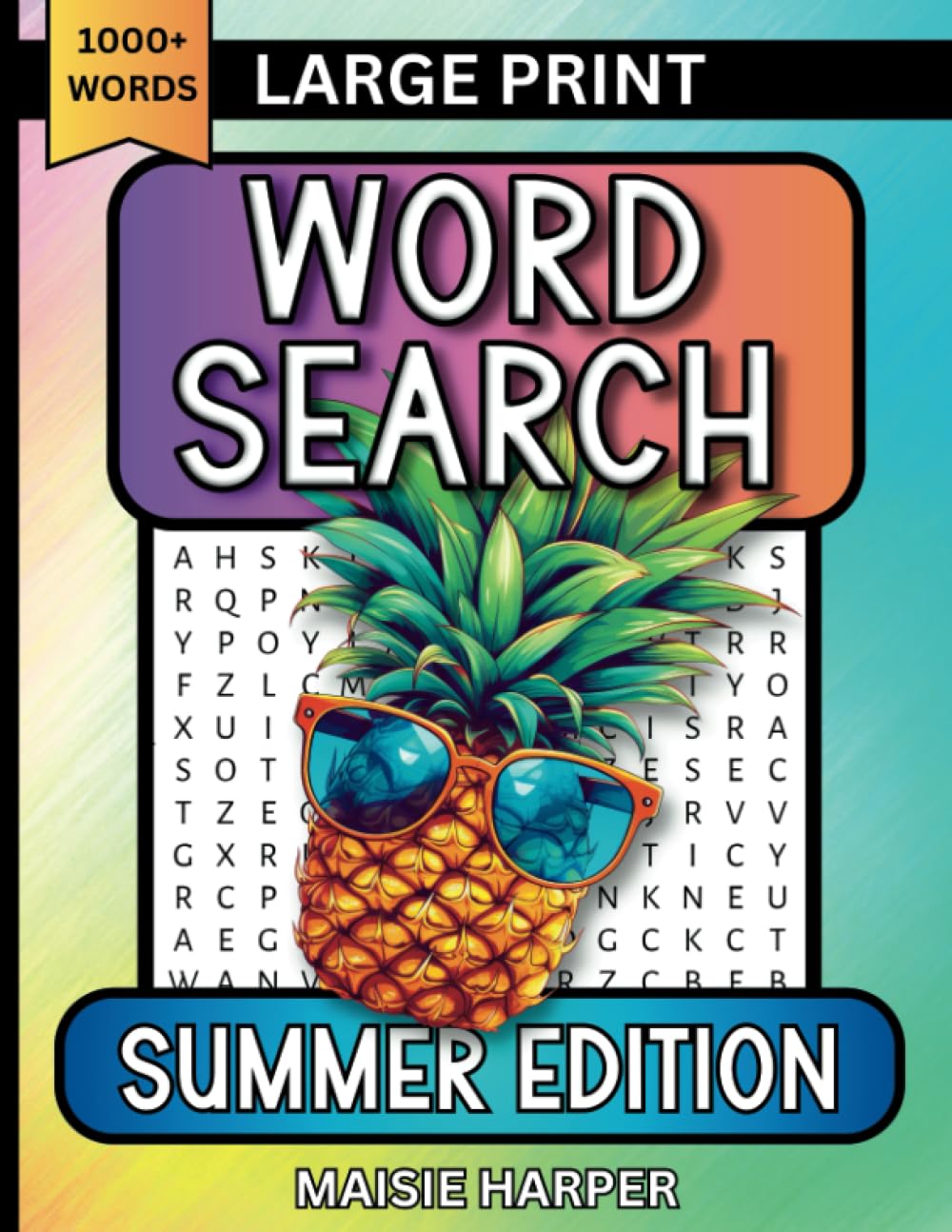 Word Search Summer Edition: Puzzle Activity Book for Adults and Seniors