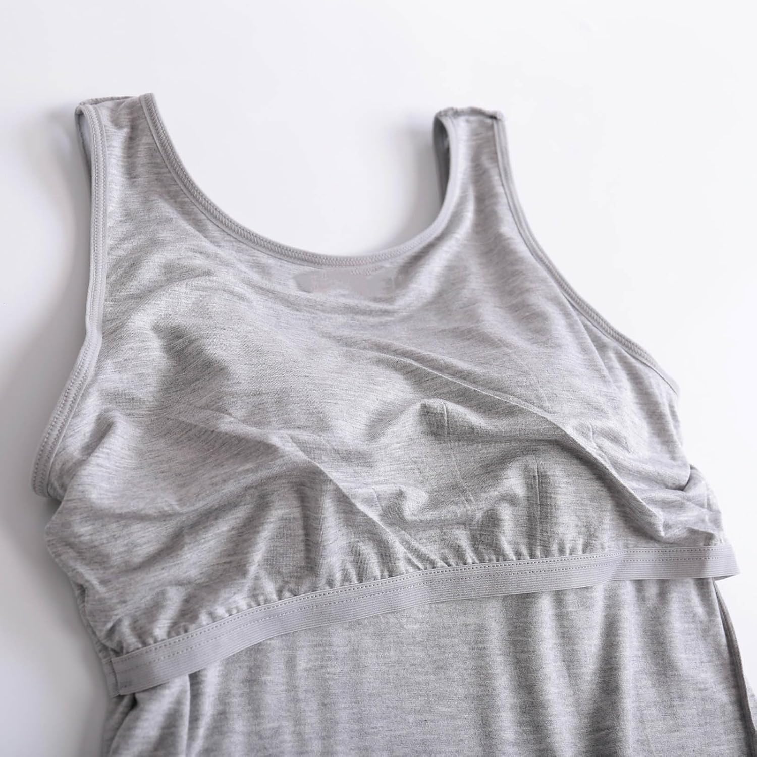 Tank Top for Women with Built in Bra Summer Sleeveless Spaghetti Strap Basic Padded Tanks Workout Yoga Camisole Tops - Image 4