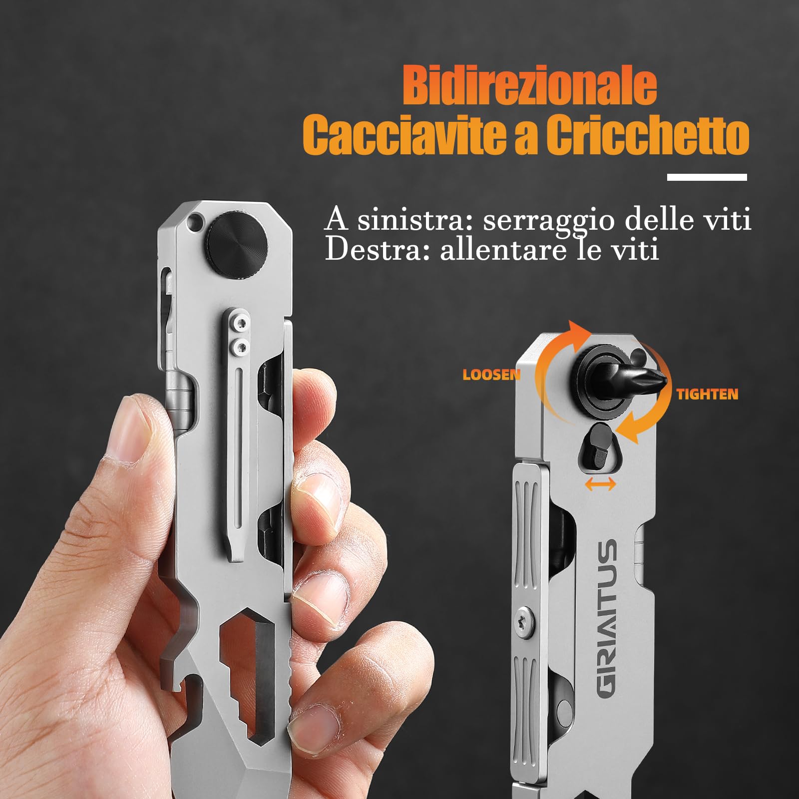 Edc Pry Bar 10In1 Multitool Idee Regalo Uomo Donna Regali Natale con Cacciavite a Cricchetto Bidirezionale E Penna Eterna, Chiavi, Piede Di Porco, Apribottiglie