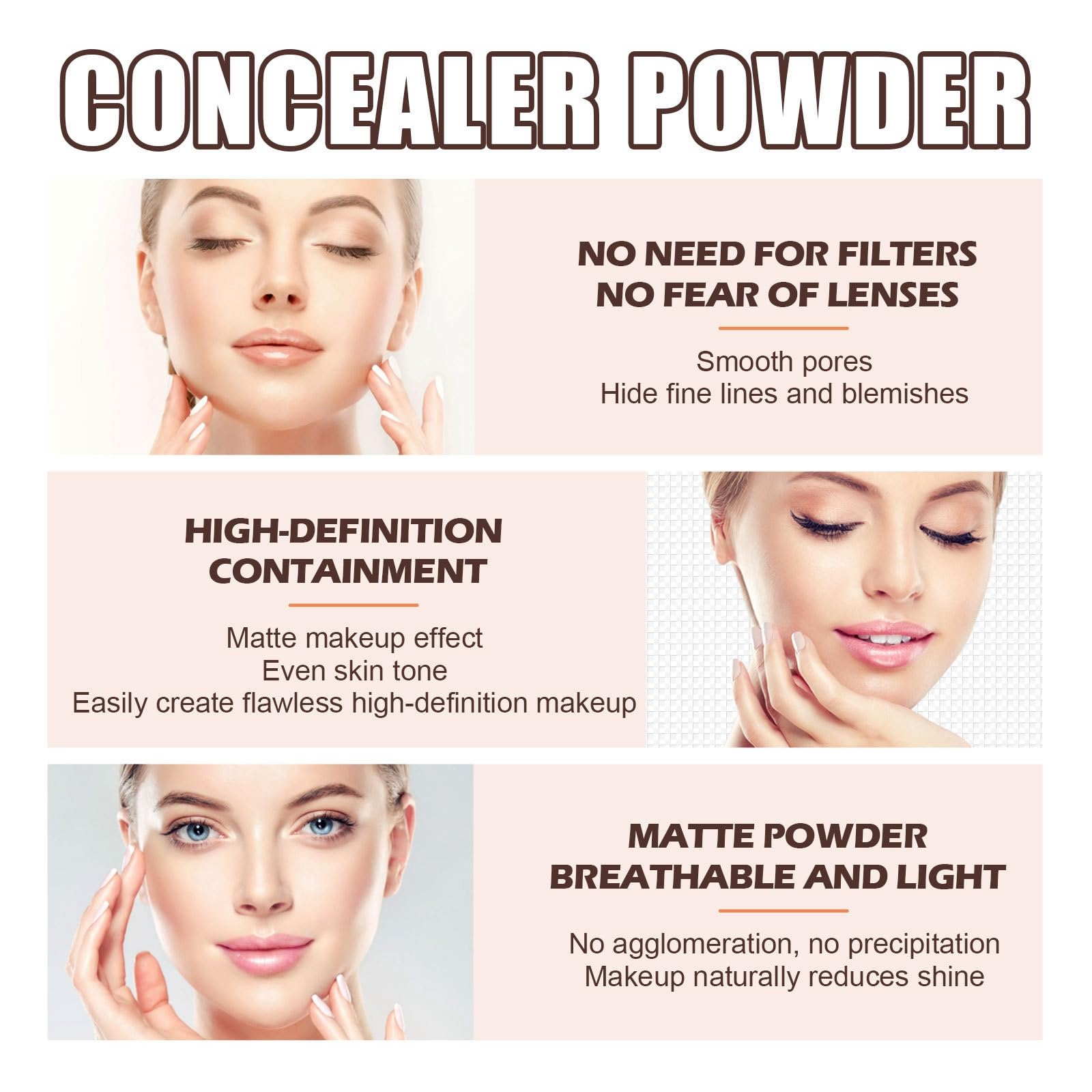CC Red Correct with Centella Asiatica,Color Correcting CC Cream,Lightweight Skin Perfector Tinted Moisturiser,Cream Light with SPF 25,Concealer Full Coverage,CC Cream Foundation,Tinted Sunscreen - Image 3