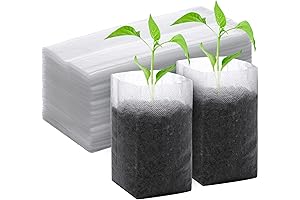 GREANER 100% Biodegradable Planting Pots for Seeds, 5.9x6.3 inches