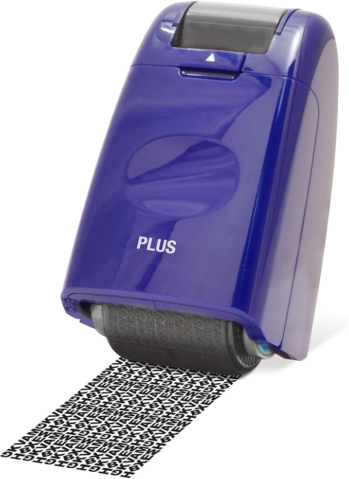 PLUS Japan Guard-Your-ID Camouflage Roller Stamp