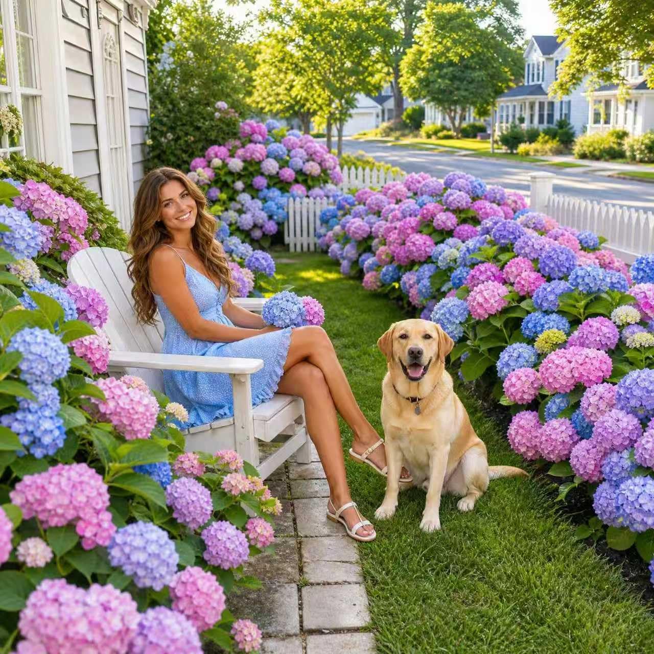 Hydrangea Seeds-Perennial Delights for Spectacular Garden Displays-Strong Plants-Rapid Flowering-Cut Flowers-600pcs-f