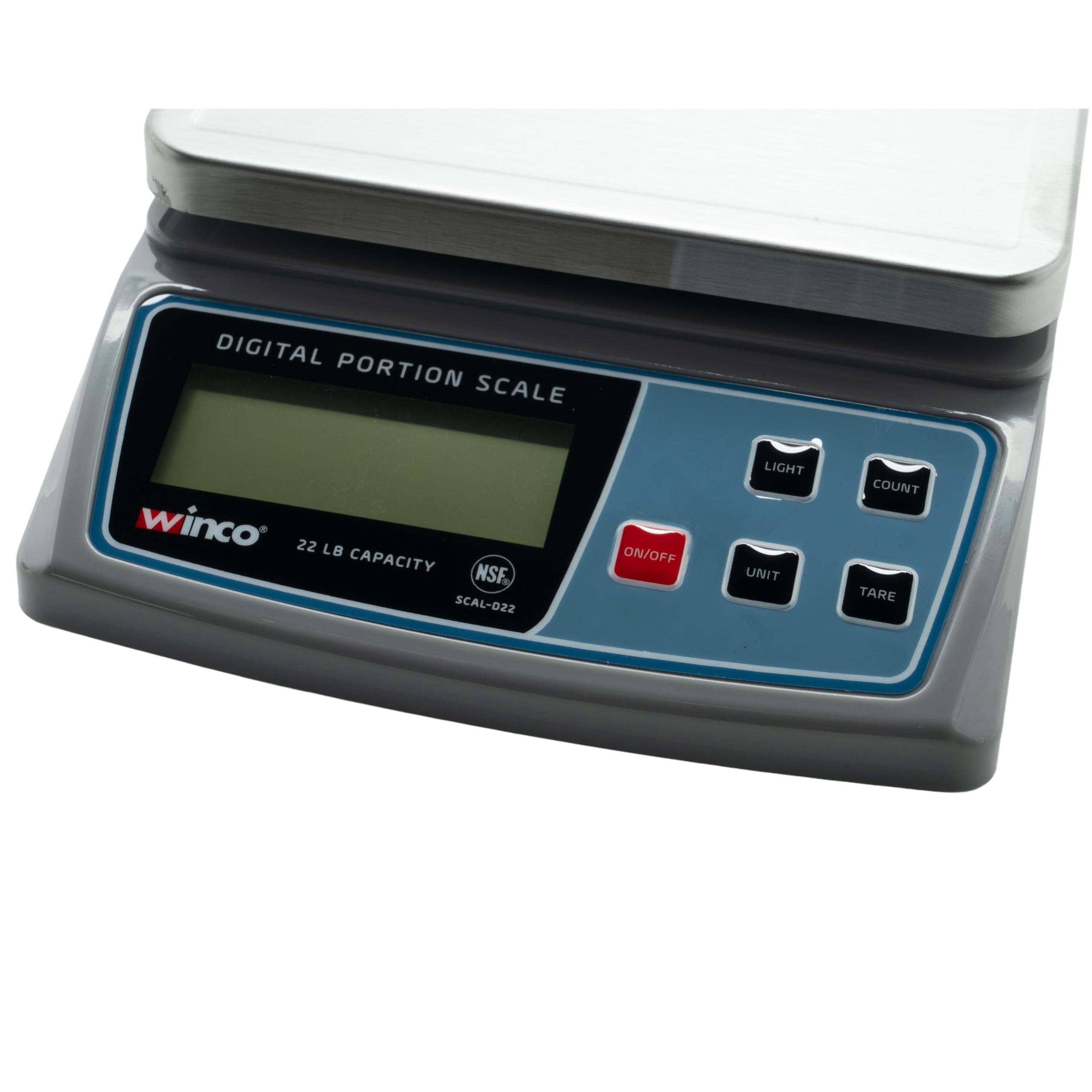 Winco SCAL-D22 - Bilancia digitale per controllo porzioni da 10 kg