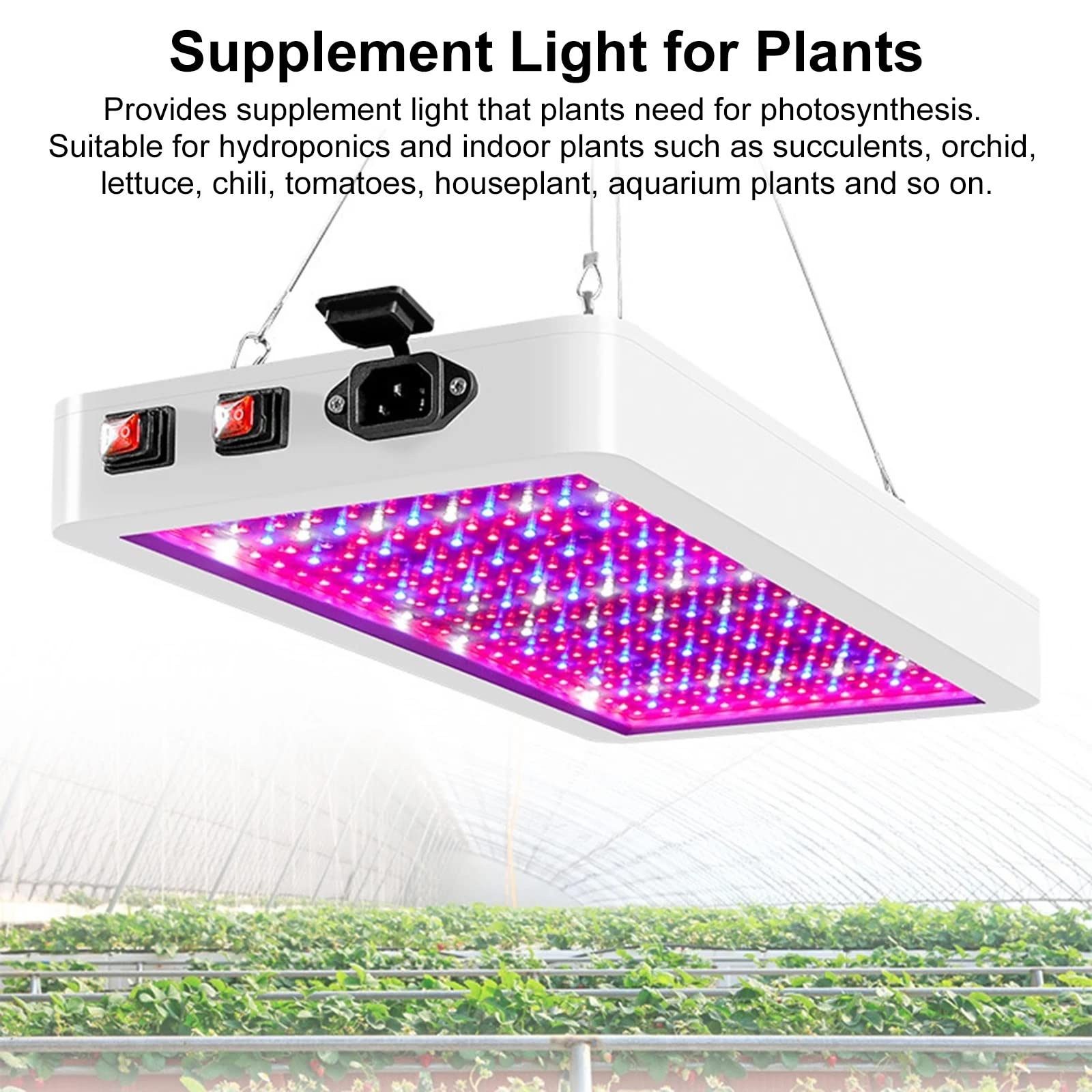 Amazon.co.jp: 植物グローライト フルスペクトラム 植物育成ライト LED