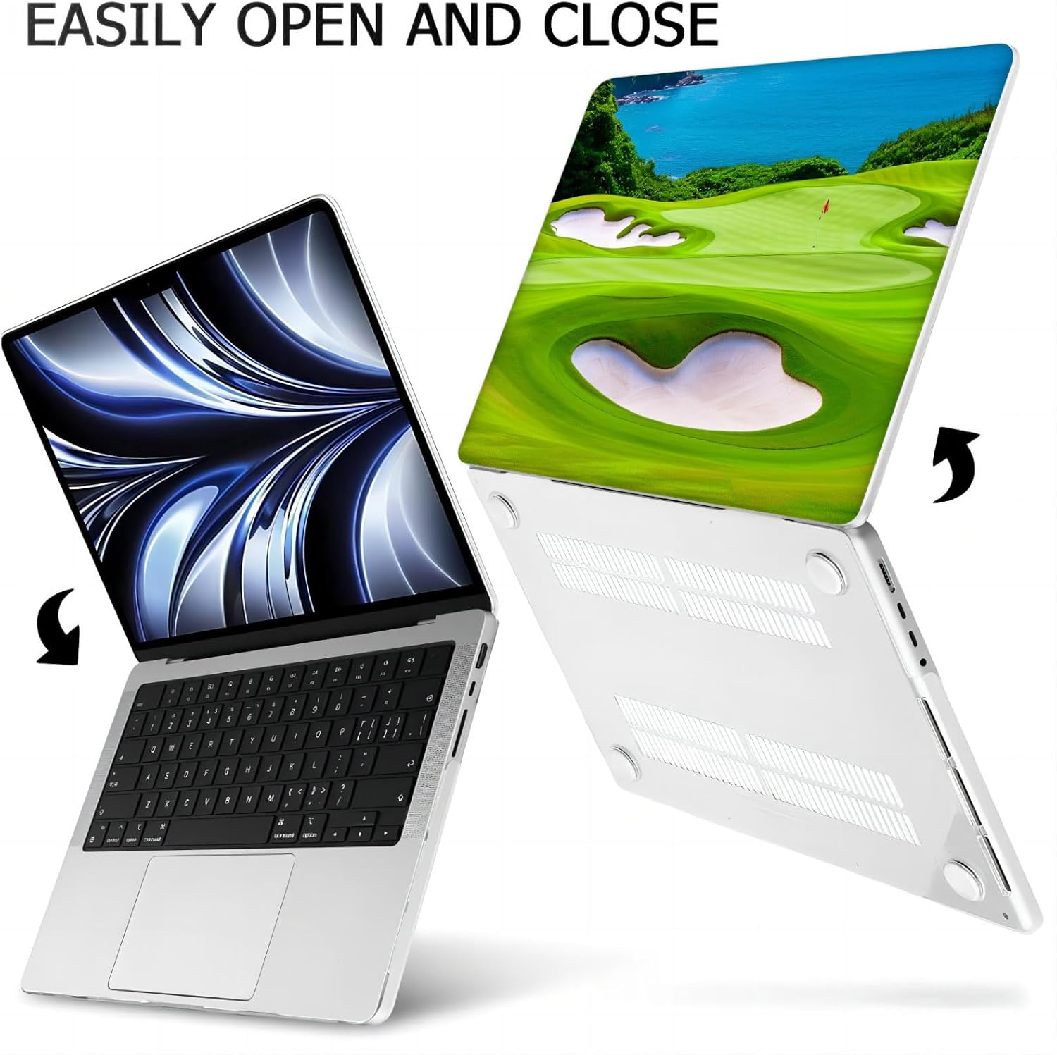 Compatible with MacBook Neo 13-inch, Hard Shell Case with Keyboard Cover and Screen Protector (A3404 A18 Pro chip, 2026 Release) - Golf MC23059