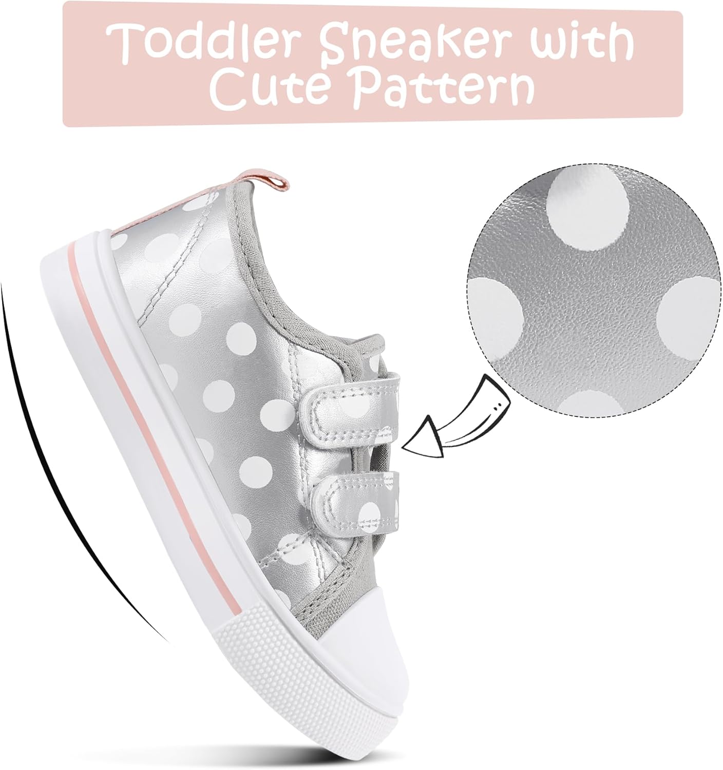 K KomForme Sneakers for Boys and Girls,Toddler Kids Soft Walking Shoes - Image 4